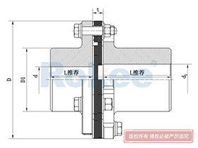 JMII Diaphragm Coupling,Shim Coupling Standard Sizes